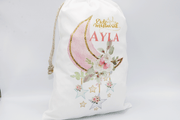 personalised eid sacks, personalised eid gift for kids, Ramadan Eid gift ideas